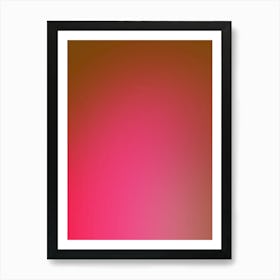 Retro Glowy Aura Gradient Art Print