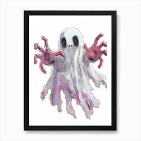 Ghost 6 Art Print