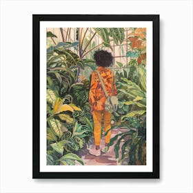 In The Garden New York Botanical Gardens 2 Art Print