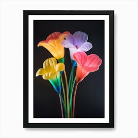 Bright Inflatable Flowers Moonflower 3 Art Print