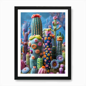 Cactus Garden Art Print