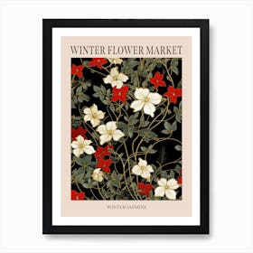 Winter Jasmine 2 Winter Flower Market Poster Art Print