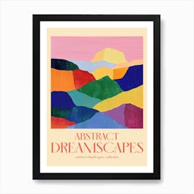 Abstract Dreamscapes Landscape Collection 69 Art Print