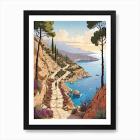 Path To The Sea 5 Art Print