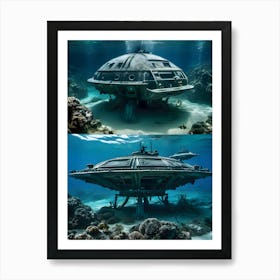 USO: A Very Very Strange Sea-Reimagined 30 Art Print