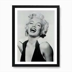 Actress Marilyn Monroe Poses For A Portrait Circa 1953 In Los Angeles, California Art Print