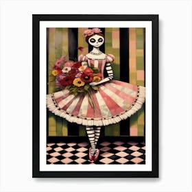 Day Of The Dead Doll 2 Art Print