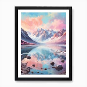 Sunrise At Lake Taupo Art Print