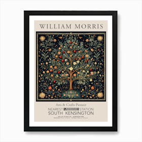 William Morris Prints Christmas Tree Of Life Gift Winter Vintage Art Print