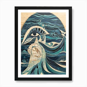 Eye Of The Whale Art Print