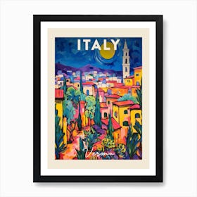 Verona Italy 3 Fauvist Painting Travel Poster Art Print