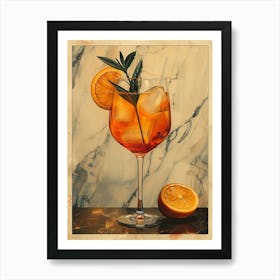 Aperol Spritz Art Print 375 Art Print