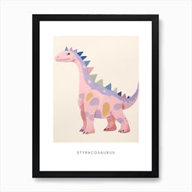 Nursery Dinosaur Art Styracosaurus 4 Poster Art Print