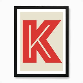 Letter K Póster