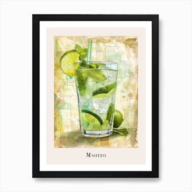 Mojito Tile Poster 2 Art Print