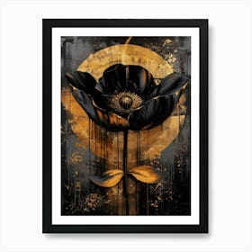 Black Flower 1 Art Print