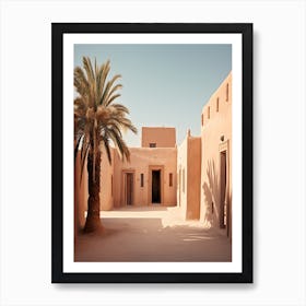 Moroccan Style House Summer Photography Art Print