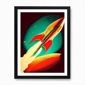 Fusion Vintage Sketch Space Art Print