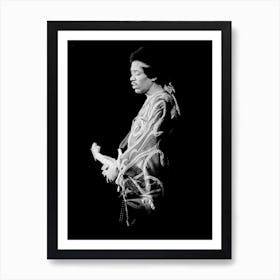 Jimi Hendrix 5 Art Print