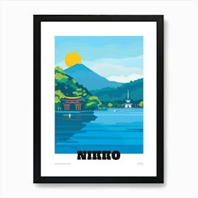 Nikko Japan 1 Colourful Travel Poster Art Print