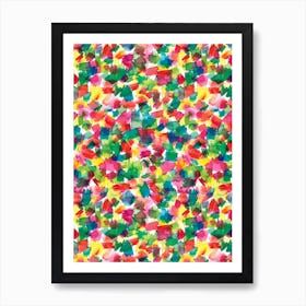 Spring Colors Multicolored Art Print