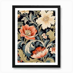 Floral Pattern 102 Art Print