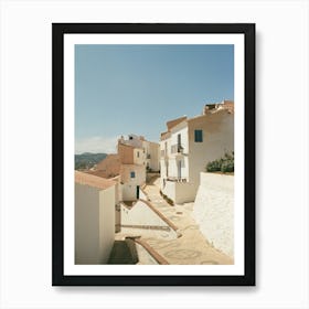 The White Village, Frigiliana, Spain, Travel Photography Analogue Art Print