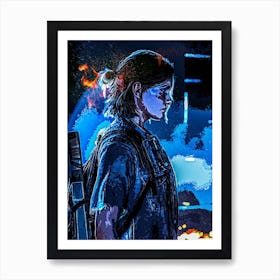 Last Of Us game Art Print