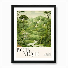 Botanique Fantasy Gardens Of The World 33 Art Print