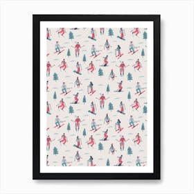 Ski Art Print