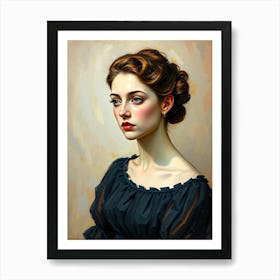 Portrait Of A Woman 8 Art Print