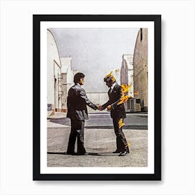 Pink Floyd - Flamingo Art Print