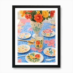 Table Setting 3 Art Print