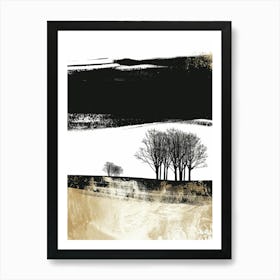 Trees In The Snow 1 Art Print