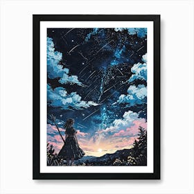 Starry Night 10 Art Print