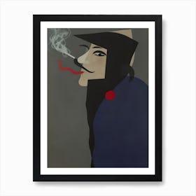 'The Man In Black' Art Print