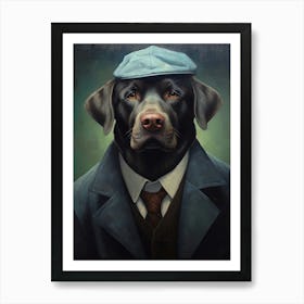 Gangster Dog Labrador 2 Art Print