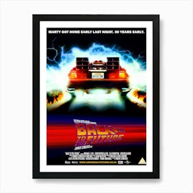 Back to the Future Art Print