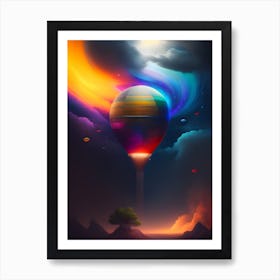 Hot Air Balloon Art Print