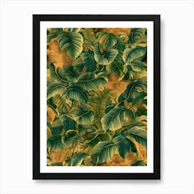 Tropical Leaves 27 Art Print