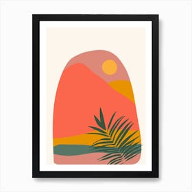 Tropical Landscape Art Print