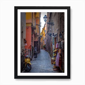 Streets In Sorrento Art Print