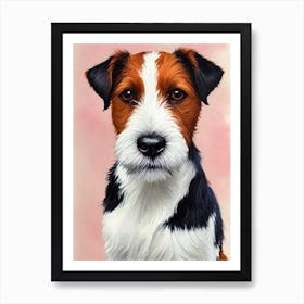 Parson Russell Terrier Watercolour Dog Art Print