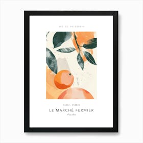 Peaches Le Marche Fermier Poster 3 Art Print