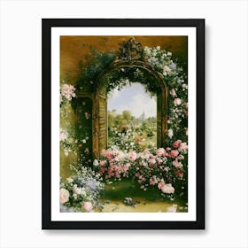 Rose Garden 1 Art Print