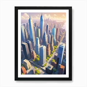 Cityscape 4 Art Print