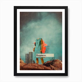 Happiness Here Art Print