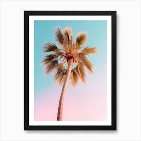 California Dreaming - The Pastel Palm Art Print