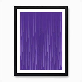 Purple Rain Art Print