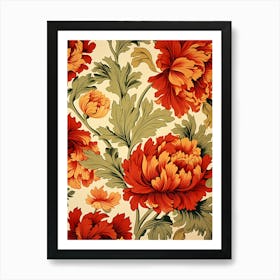 Floral Pattern 47 Art Print